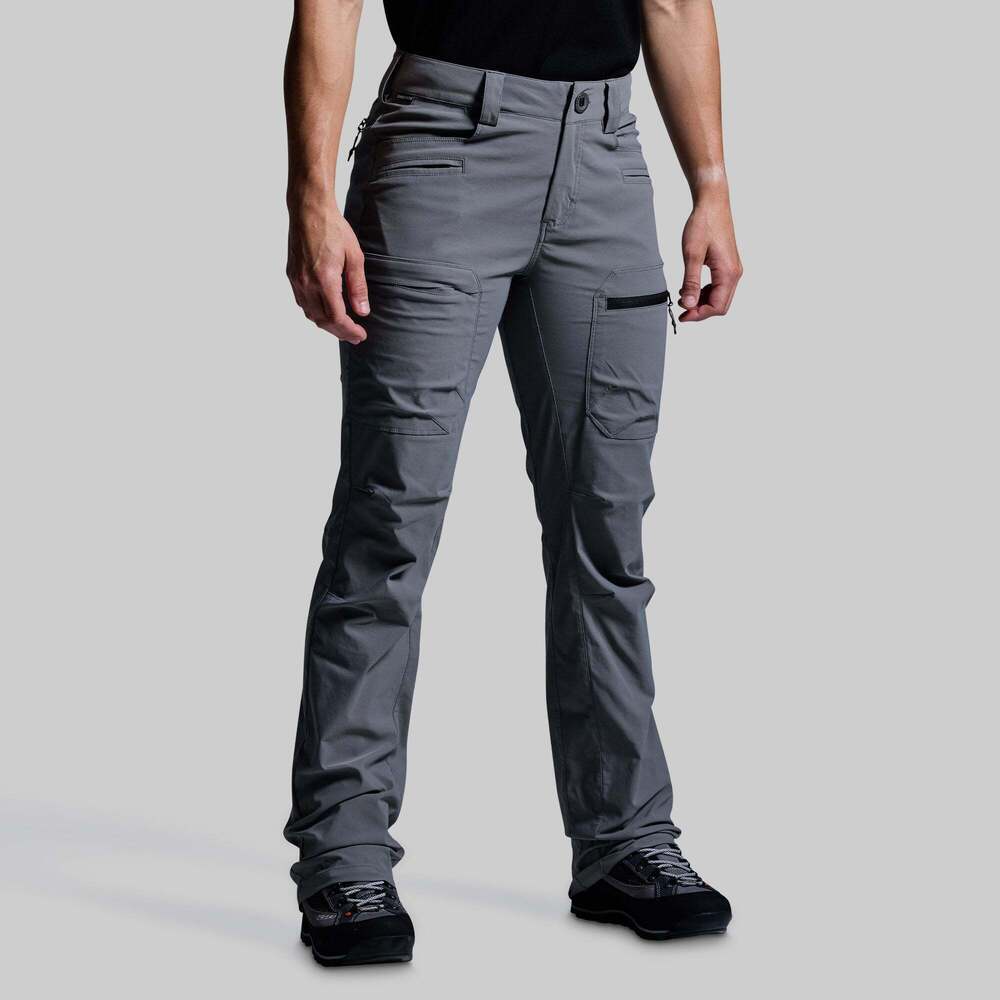 Born Primitive Women's Terrain Pant (Wolf Grey) 4 / Short